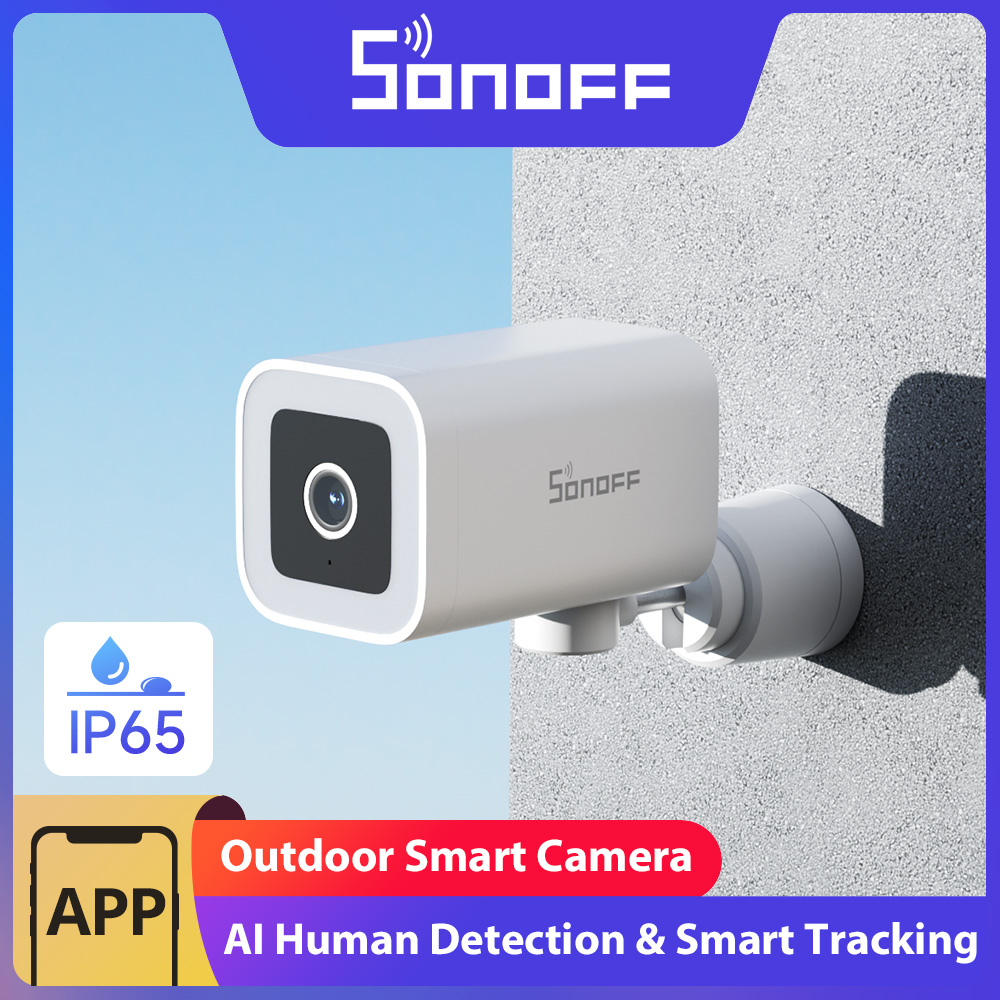 Sonoff - SONOFF CAM-B1P 2K HD 屋外スマートセキュリティカメラ AI