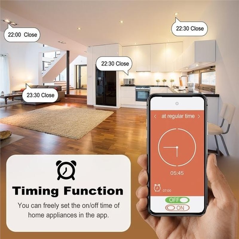 Smart Relay Tuya - 【NEWA76K!】 Zigbeeリレーブレーカー 85-250Vスイッチモジュール Tuya Smart Lifeアプリ対応