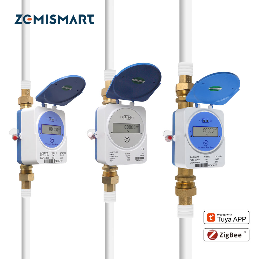 Home Assistant Tuya - Zemismart Zigbee スマート超音波水道メーターは Tuya ホームアシスタント LCD