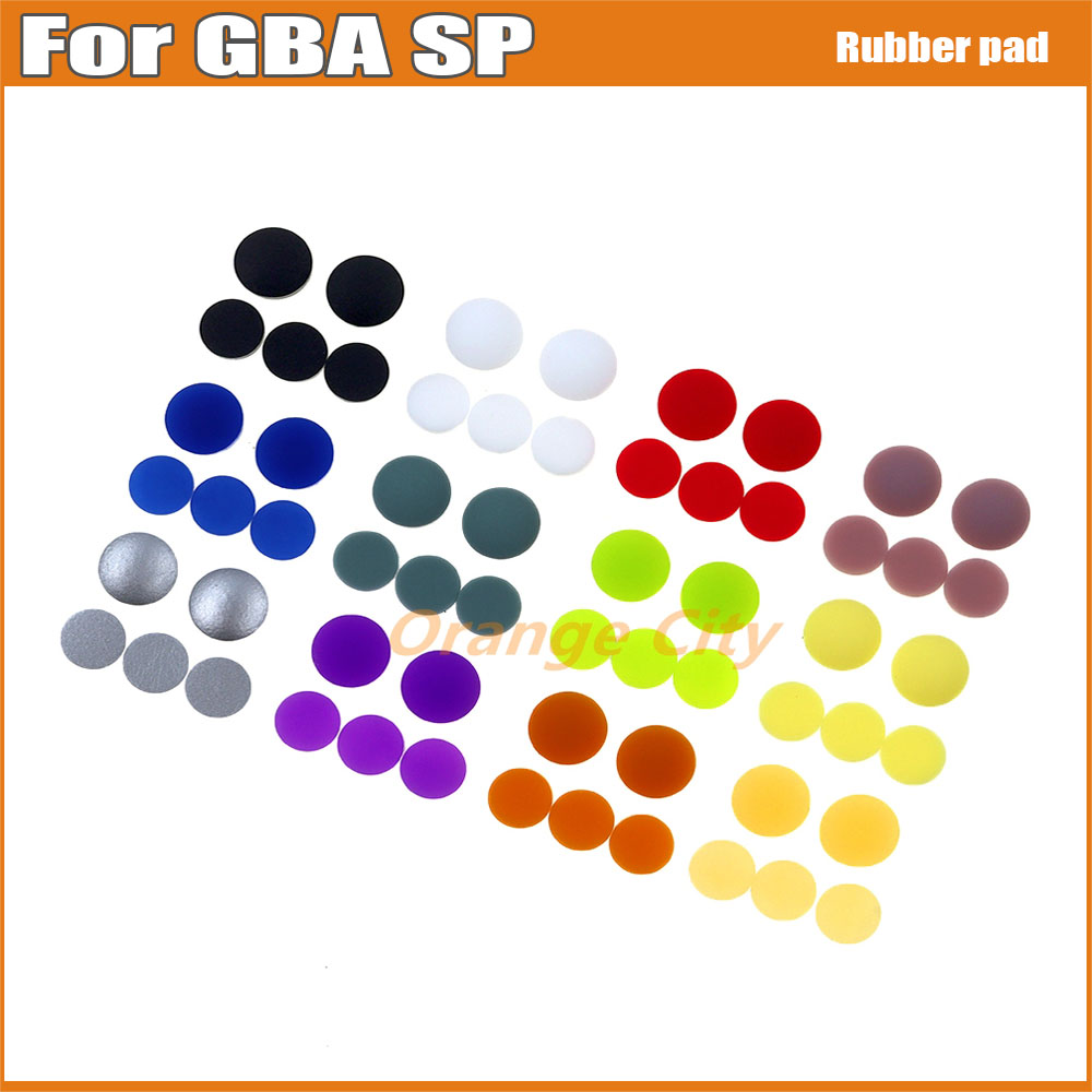 Shelly Plug - 1 セット GBA SP フィートパッド用ネジ穴ゴムパッドカバーゲームボーイアドバンス SP
