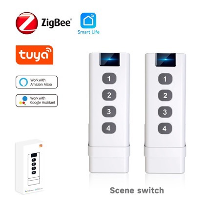 Tuya スマートホーム ZigBee リモートコントロール - Tuya 4 Channel のレビューと価格