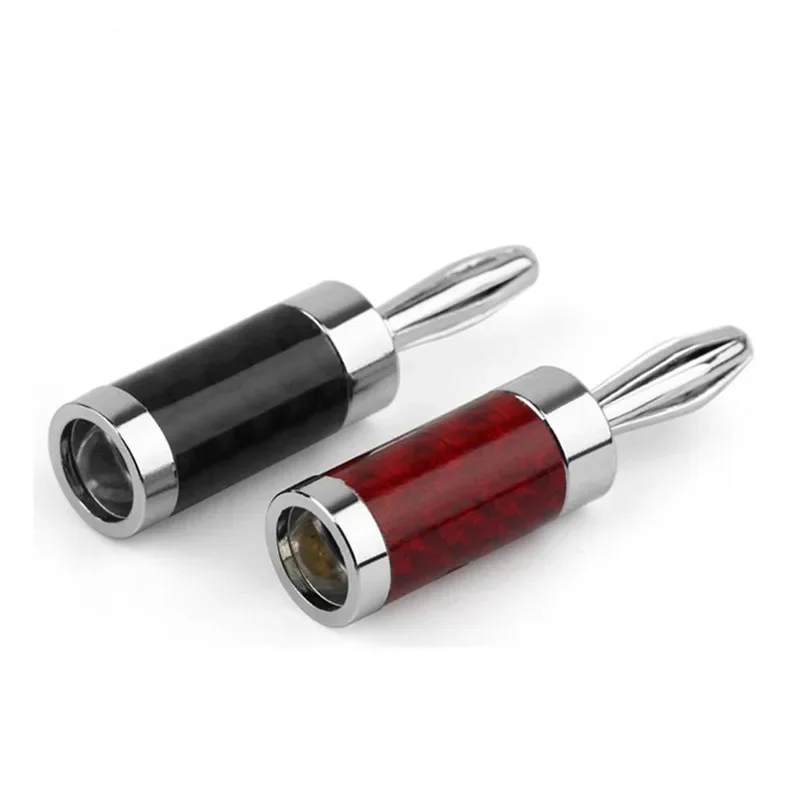 4mmバナナプラグ,コネクタ,オス,ネジ付き,Tメッキカーボ - Shelly Plug のレビューと価格