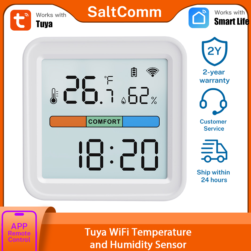 Tuya 新しい WiFi 温度湿度センサー スマートライフ - Home Assistant Tuya のレビューと価格