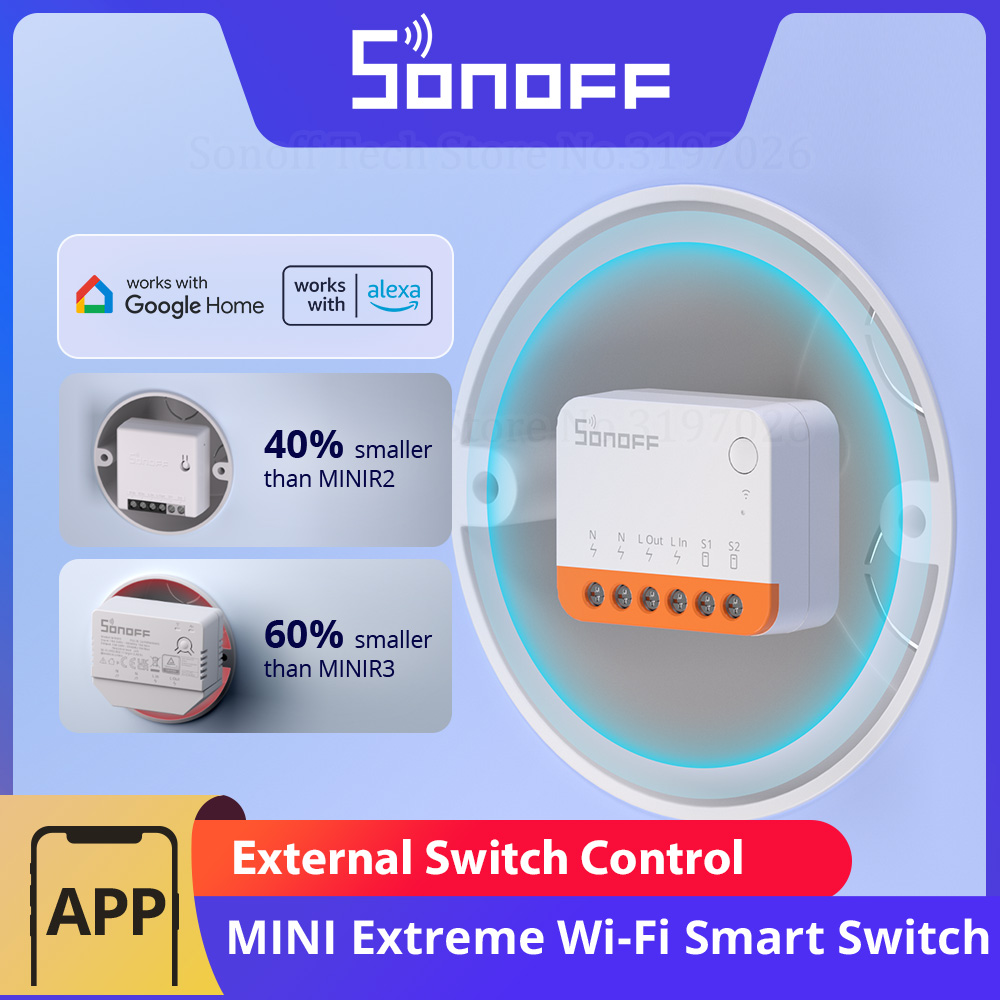 Sonoff minir4エクストリームWi-Fiスマートス - Sonoff Basic のレビューと価格