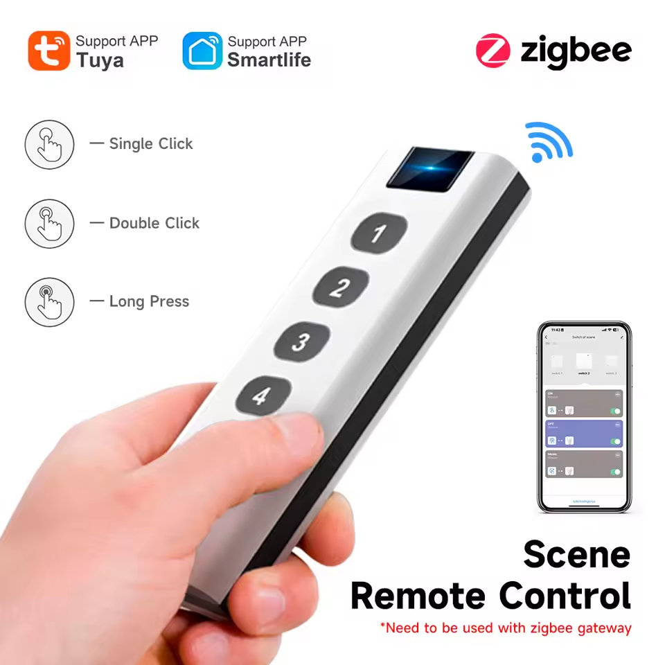 Tuya ZigBee インテリジェントシーンスイッチ 4  - Tuya 4 Channel のレビューと価格