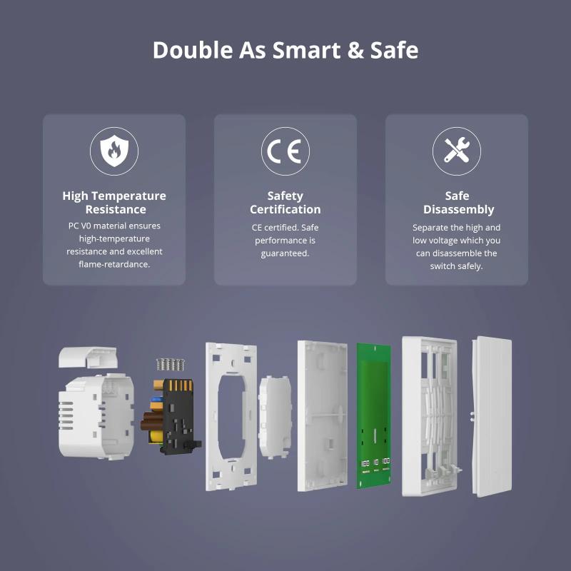 SONOFF M5 Matterスマートウォールスイッチ 1 - Sonoff のレビューと価格