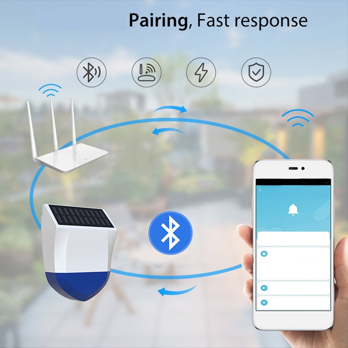Tuya スマート WiFi サイレンアラーム屋外音と光アラ - Tuya Smart のレビューと価格