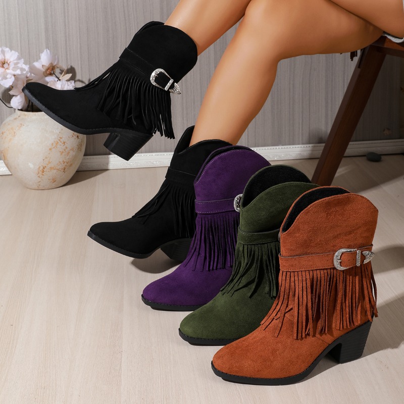 ファッショントレンディなタッセルベルトバックル付きカジュアル - Tasmota のレビューと価格
