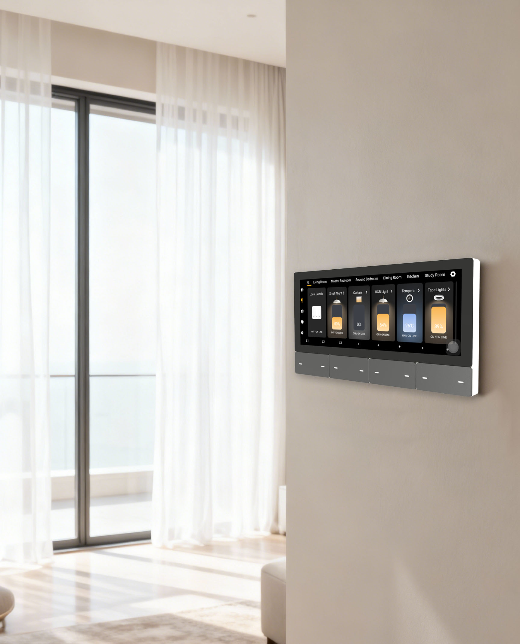 F5 Tuya UKタッチスクリーン音楽プレーヤーホストスマ - Tuya Smart のレビューと価格