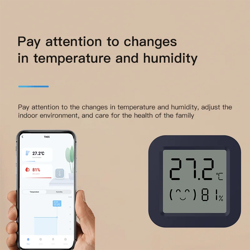 ミニスマート温度計湿度計温度湿度センサーアプリリモコンBTワ - Tuya Smart のレビューと価格