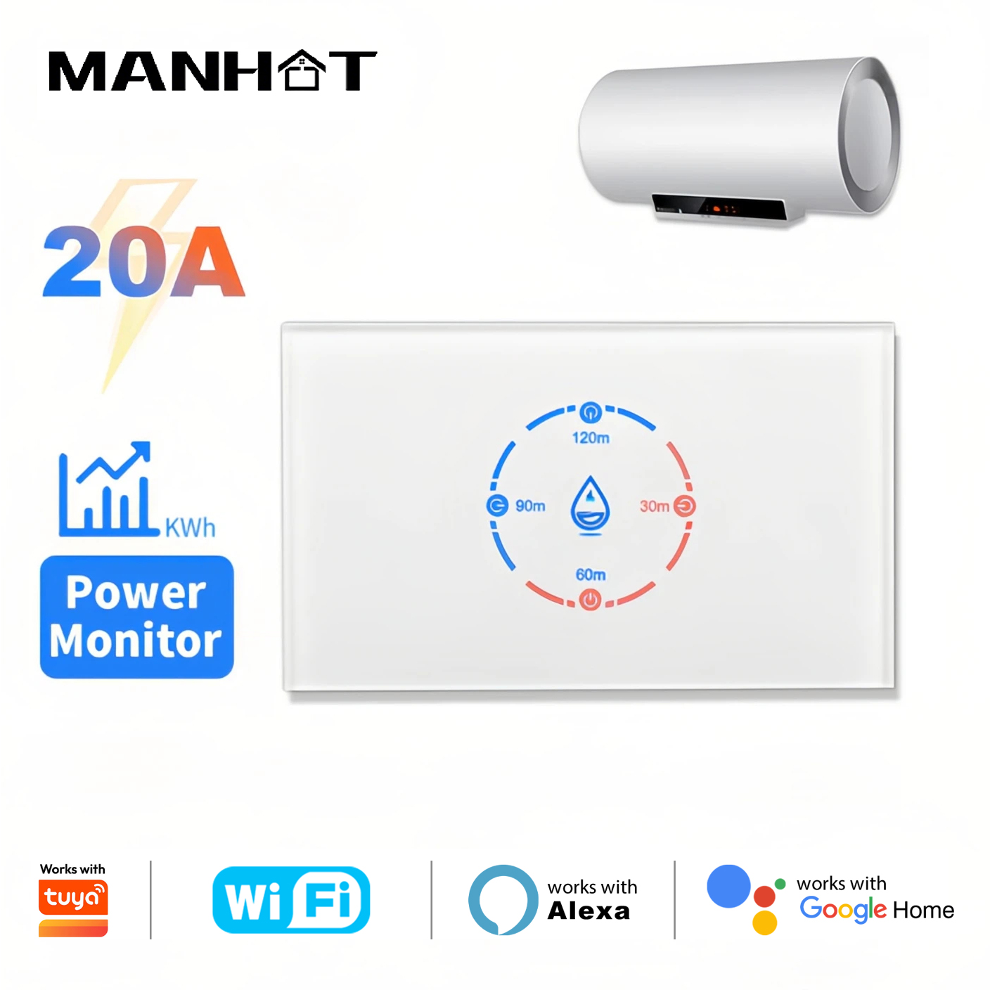 スマートWiFiボイラースイッチ エネルギーモニタリング機能 - Sonoff Basic のレビューと価格